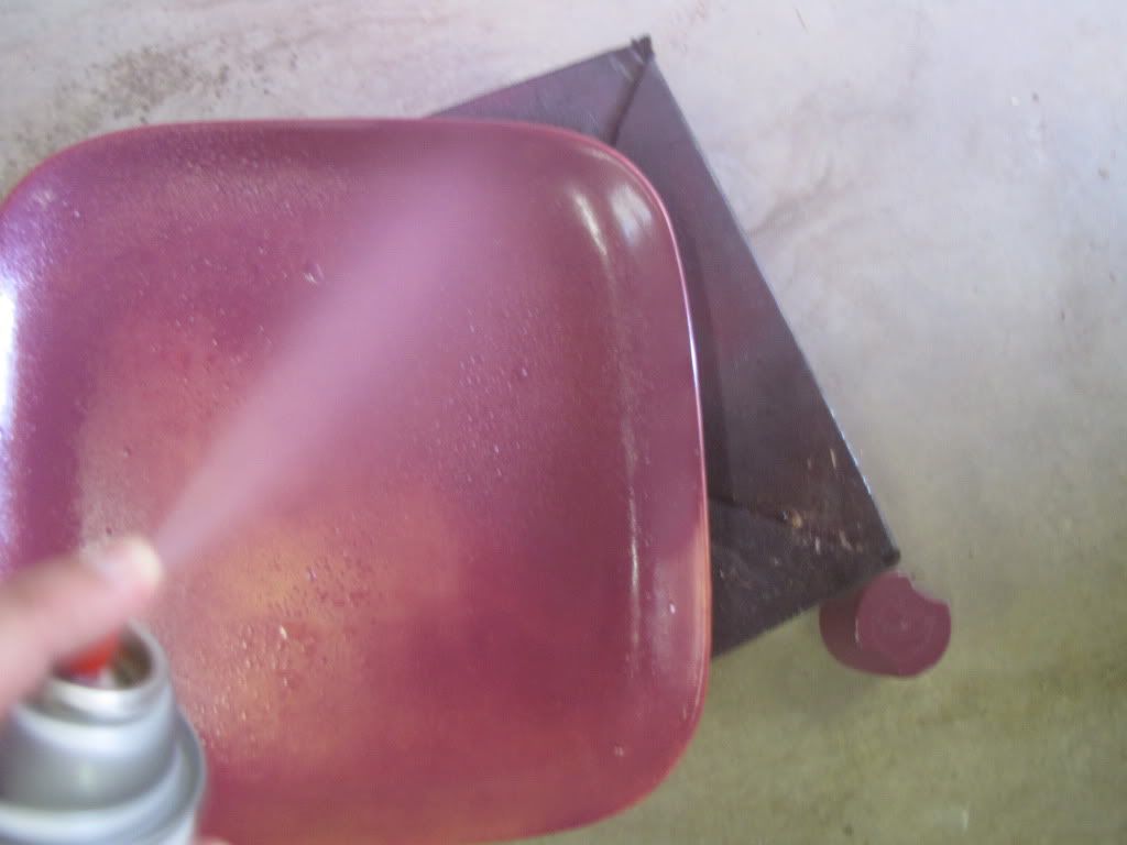 creAcipe Water and Spray Paint Technique